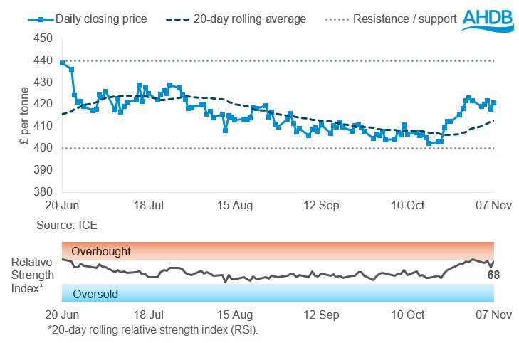 OSR futures Graph 10 11 2025